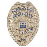 Early 1980s Disney World Security Metal Badge