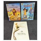 3 Disney Lion King Tinker Bell  Pocahontas Books