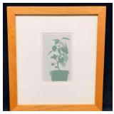 Signed & Numbered Print Of Green Plant