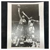 Basketball Photo Print Kareem Abdul-Jabbar vs. Pat