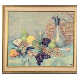 Vintage 1950s Still Life Print By Reliable Marcel