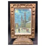 Framed Card Made From An Original By Ernst Geissen