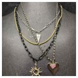 Melania Clara Multi Strand Modern Chain Design Nec