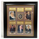 Framed Presidential Display Five Republicans Limit