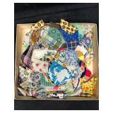 Vintage Quilt Fabric Scrap Lot With Roland Lexingt