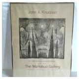 Signed John A. Knudsen Framed Poster of "The Works
