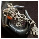 Green Turquoise Spiny Oyster Shell Citrine Italy F