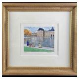 Andre Bardet Signed and Numbered Serigraph, "Le Ba