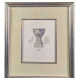 Framed Page from Architectural Ornaments of the Mi