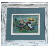 Vintage Framed Animation Cel Charlie The Tuna Star