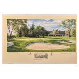 Linda Hartough Artist Proof Litho Golf Quaker Ridg