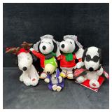 Charlie Brown Snoopy Holiday Animated Sound Plush