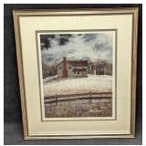 Framed S&N David Knowlton Moonlit Evening Print