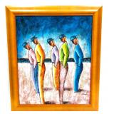 Airbrush Acrylic Copy Of  Benyamin Long