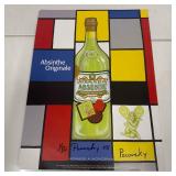 Absinthe Refined Ad Poster Homage A Mondrian by Jo