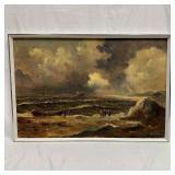 Stormy Weather Original Oil Painting Bernard Frame