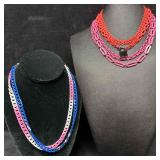 Melania Clara Bright Color Chain Modernist Style N