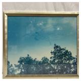 Mixed Media Sky Figure Outline Line Contemporary A