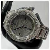 Michael Kors MK5869 Camille Silver Tone Crystal En