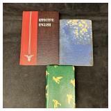 Vintage Book Lot Effective English AIB Seven Came