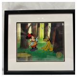 Disney Serigraph Cel the Pointer Mickey Mouse and