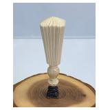 Antique Sterling Desk Seal With Carved Bone Handle