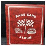 1990s Maxx NASCAR Racing Race Card Collection Bind