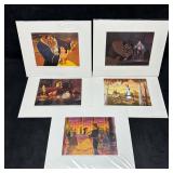 Disney Beauty and the Beast Lithograph Prints Matt