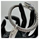 Snake Charmer Brighton Hinged Cuff Bracelet Rhines