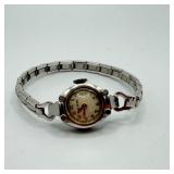 1954 Bulova Ladies 17 Jewel Watch With 14k White G