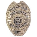 1970s/1980s Disney World Security Metal Badge
