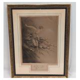 Vintage Louis Icart Double Signed Zest With Remarq