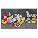 Disney Classic Mickey And Minnie Mouse Plush And B