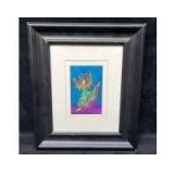 Framed Digital Art "She Who Has a Great Attitude"