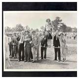 Golf Tournament Crowd Photograph Print Spectators