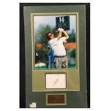 Fuzzy Zoeller Autographed Card With Matted Photo