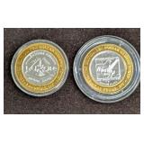 2 .999 Fine Silver And Brass LE Hard Rock Hotel An