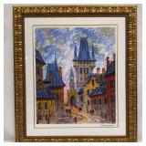 Street of Old Prague Anatole Krasnyansky Seriolith