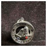 M and M Sterling Silver Happy Anniversary Bells Pe
