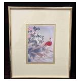 1981 Signed & Numbered Hung Chu Lee Print Pheasant