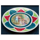 Royal Vienna Large Porcelain Wall Hanging Plate Fr