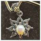 Barbara Bixby 925 Silver and 18K Gold Accent River