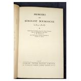 1926 Memoirs Of Sergeant Bourgogne Hardcover