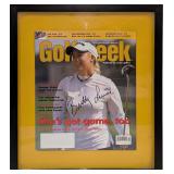 Framed  LPGA  Brittany Lincicome Autographed Golf
