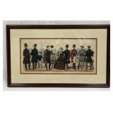 Framed Plate 1 "Gentleman