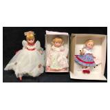 3 Madame Alexander Dolls Holly, The Frog Princess,