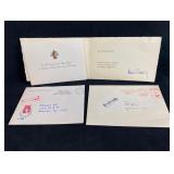 2 Signed Cards From Leaders of Germany & France