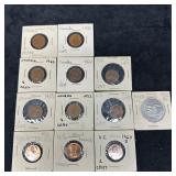 Group of U.S. and Canadian Coins in Holders with T