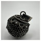 925 Mexico Harmony or Angel Bell Style Silver Scro