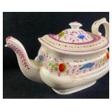 19th Century Pink Lustreware Teapot